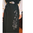 Load image into Gallery viewer, ✿New item! [Old Monster---Tatsuryu Series] ★Chinese style dress★ Sleeveless Hanfu dress Black Black
