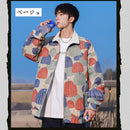 [NANSHI Series]★Jacket★ 3color Outer Print Unisex Men's Pumpkin Pumpkin Pattern Aya