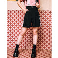 Load image into Gallery viewer, [Kokaisha---Butterfly Gin Series] ★Chinese-style trousers★ Bottoms, shorts, short pants, original, slimming, butterfly, black
