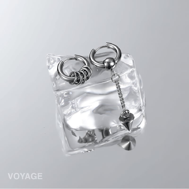 [VOYAGE Series]★Earrings★ Earrings Asymmetrical Accessories Unisex Men Women Unique