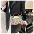 Load image into Gallery viewer, [YUJIAN series]★Bag★ 3color shoulder bag oil painting style floral pattern cute black beige wine red
