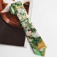 Load image into Gallery viewer, [Daiki Series]★Tie★ Accessory Decoration Oil Painting Style Men's Birthday Present Green Green Cute
