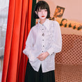 Load image into Gallery viewer, ✿New item! [Kokaisha --- Cloudflies Series] ★China style shirt★ Tops, long sleeve shirt, original, dragon pattern, dragon crest, easy to match
