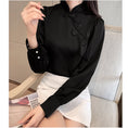 Load image into Gallery viewer, [SSCS Series]★China style tops★ Shirt 3color Chinese style shirt long sleeve black white red
