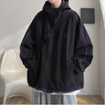 Load image into Gallery viewer, [PPG Series]★Jacket★ 2color outerwear with hood, unisex, men's color scheme, vertical stripes, striped pattern, casual
