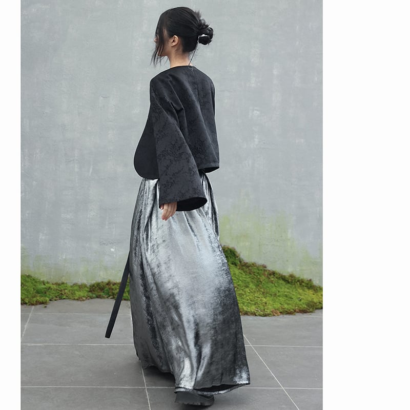 [Da Qinglong Shu Series] ★Chinese style skirt★ Bottoms Hanfu skirt Long skirt Retro Chinese clothes