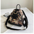 Load image into Gallery viewer, [NANA Series]★Bag★ 4color Rucksack Rucksack Floral Pattern Cute Commuting Blue Blue Black Black
