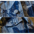 Load image into Gallery viewer, [HPCP Series]★Jacket★ Outer Denim Jacket Jeans Unisex Men's Panda Blue Blue
