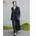 Load image into Gallery viewer, ✿New item! [Big Blue Dragon Series] ★China style outerwear★ Blazer print fashion black black
