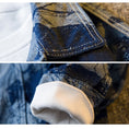 Load image into Gallery viewer, [HPCP Series]★Jacket★ Outer Denim Jacket Jeans Unisex Men's Panda Blue Blue
