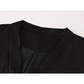 Load image into Gallery viewer, [LHSEN Series] ★China style outerwear★ Blazer Casual V-neck Easy to match Black Black Designed
