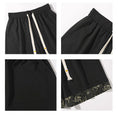 Load image into Gallery viewer, [BIGEMAN Series] ★Shorts★ Chinese-style pants, 2 colors, bottoms, short pants, unisex, men's, switching, black, white
