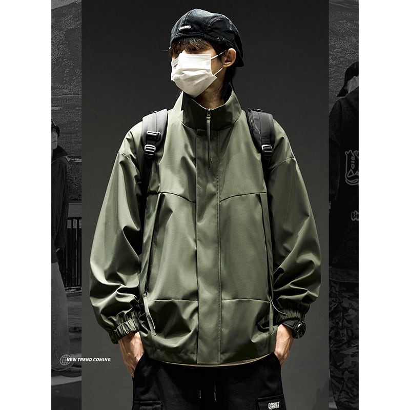 [SZON Series]★Jacket★ 5color Outerwear Unisex Men's Plain Casual Simple Easy to Match