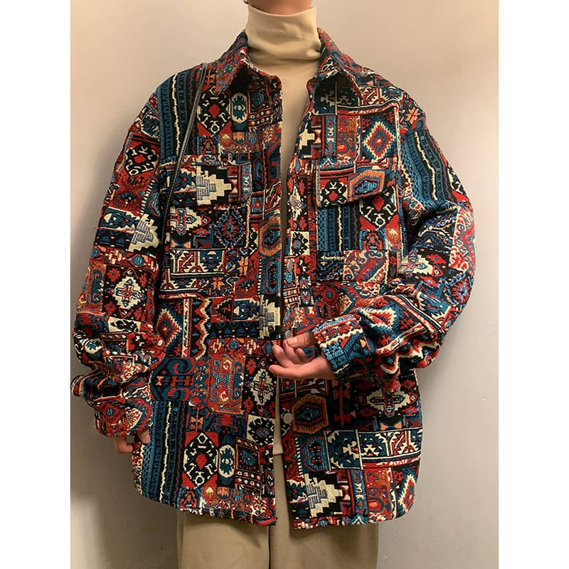 [HUINIU Series]★Jacket★ Outerwear Unisex Men's Large Size Ethnic Style Casual