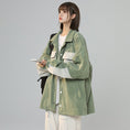 Load image into Gallery viewer, [Fujiiman Series] ★Jacket★ 3color outerwear unisex men's color scheme green blue black
