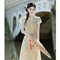 Load image into Gallery viewer, [Chenis Series] ★Chinese Dress★ Chinese-style dress with a stylish design, perfect for dates, coming-of-age ceremonies, and slimming
