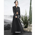 Load image into Gallery viewer, ✿New item! [Daiseiryusu series]★China style skirt★Bottoms Black Black casual slimming design
