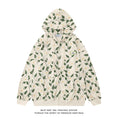 Load image into Gallery viewer, [BEAT BOY Series] ★Outerwear★ Parka with zipper, unisex, men's and women's print, green leaf jacket, hooded
