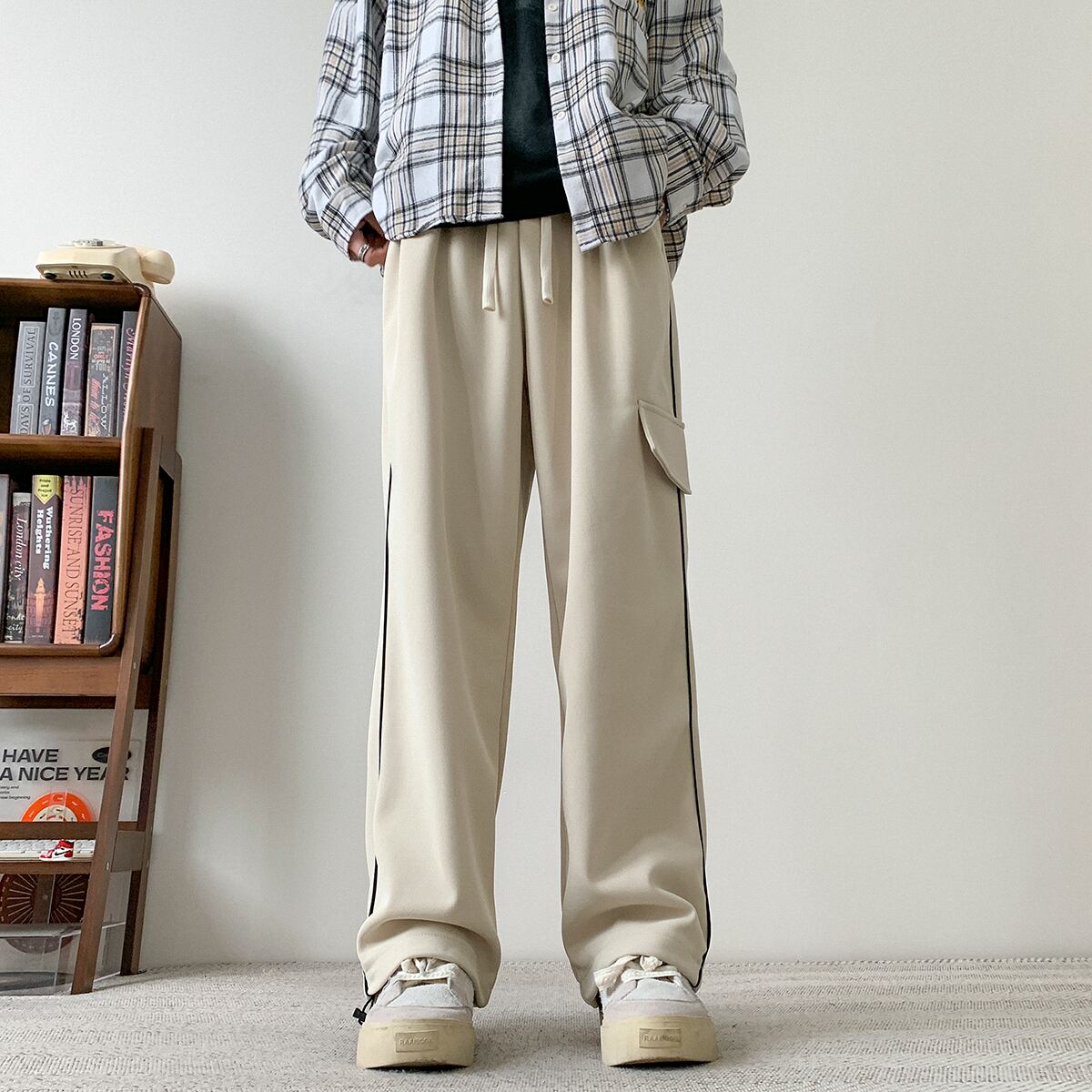 [V37 Series] ★Casual Pants★ 2color Pants Trousers Bottoms Unisex Men's Simple Easy to Match