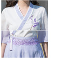 Load image into Gallery viewer, [Mori Keiji Series] ★Chinese style setup★ Chinese clothes, improved Han clothes, tops or skirts, green, purple
