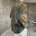 Load image into Gallery viewer, [Illustrated series]★China style shirt★ Tops Unisex Men's ML XL Green Green ML XL Retro
