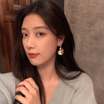 Load image into Gallery viewer, [Steel Series]★Earrings★ 2 types of earrings or earrings, pair of earrings, accessories, asymmetrical, oil painting style, improves temperament
