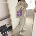 Load image into Gallery viewer, [Andcici series] ★Bag★ 5color tote bag canvas large capacity date commuting to school alphabet
