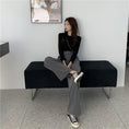 Load image into Gallery viewer, [Left Sister Series]★Gaucho Pants★ Casual Pants 2color Plain High Waist SML Slimming Fashion
