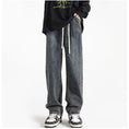 Load image into Gallery viewer, [BIGEMAN series]★Denim pants★ 2color bottoms pants men's large size gray blue black
