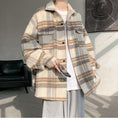 Load image into Gallery viewer, [PPG Series]★Outerwear★ 2color Jacket Unisex Men's Plaid Lasha Casual ML XL 2XL
