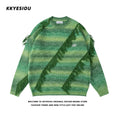 Load image into Gallery viewer, [KKYESIOU Series] ★Sweater★ 3color Tops Unisex Men's Color scheme Yellow Gray Green
