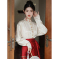 Load image into Gallery viewer, [Qie Jia Series] ★Chinese style shirt★ Temperament enhancing tops, long sleeve shirts, Chinese clothes, easy to match, retro
