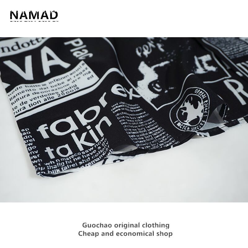 [NAMAD Series]★Setup★ 2color Hawaii Aloha Shirt Shirt + Shorts Unisex Thin