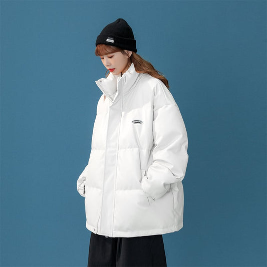 [Fujiiman Series] ★Coat with cotton insert★ 2color winter coat, thick, warm, unisex, men's, large size, black, white