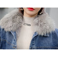 Load image into Gallery viewer, [ZHUANGYOU series] ★Winter coat★ Outer 2color denim jacket ladies blue blue black black
