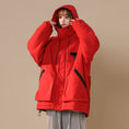 Load image into Gallery viewer, [Suikoishi Series] ★Winter Coat★ Cotton Coat Outerwear 2color Unisex Men's Casual Red Black
