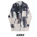 Load image into Gallery viewer, [ANNXstudio series] ★Long length shirt★ Long sleeve shirt Shirt Tops Oil painting style Unique thin outerwear
