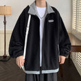 Load image into Gallery viewer, [ZUOFEILI series] ★Jacket★ 3color fleece outerwear unisex men's beige black purple
