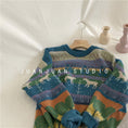 Load image into Gallery viewer, [Book Series] Sweater Tops Retro Pullover Round Neck Unique Pattern Cute
