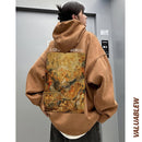 [GEBOXUAN Series]★Parker★ 7color Regular type or brushed lining type Tops Suede Oil painting style Unisex Men's Large size