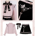 Load image into Gallery viewer, [Kanru First Series] ★Chinese style setup Single item order★ Shirt or Skirt Lolita Cute Pink Black
