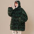 Load image into Gallery viewer, [Morimoto Series] ★Winter Coat★ 2color Thick Warm Unisex Men's Alphabet Black Green
