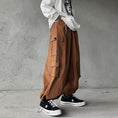 Load image into Gallery viewer, [Miyakoya Series]★Casual Pants★ 3color Brown or Green or Black Pants Bottoms Wide Pants Gaucho Pants
