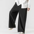 Load image into Gallery viewer, [Small Trouble Series]★China-style pants★ 5colors Black, blue, red, gray, or beige Wide pants Gaucho pants
