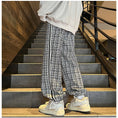 Load image into Gallery viewer, [BIGEMAN Series] ★Casual Pants★ Brushed lining 2color Bottoms Pants Unisex Men's Large Size Plaid Pattern
