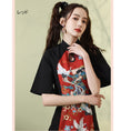 Load image into Gallery viewer, [YUEQIAO Series]★China Dress★ 4color Short Length Chinese Style Dress Crane Chinese Clothes Switching Cute
