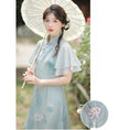 Load image into Gallery viewer, [Kaede bamboo --- Aoni series] ★Chinese style dress★ Hanfu dress, Chinese clothes, cute print, improves temperament
