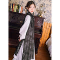 Load image into Gallery viewer, [Kokaisha---Gyounma Series] ★Chinese style setup★ Dress + long vest 2-piece set Cute
