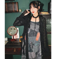 Load image into Gallery viewer, [Kokaisha---Senmugin Series] ★China style outerwear★ Lace happi coat original black black easy to match
