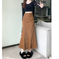 Load image into Gallery viewer, [Women's University 18 Series]★Skirt★ 2color Bottoms Slimming Mermaid Skirt Black Black Brown
